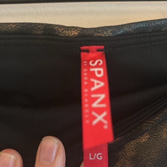 Spanx leopard print metallic legging - Picture 6 of 6